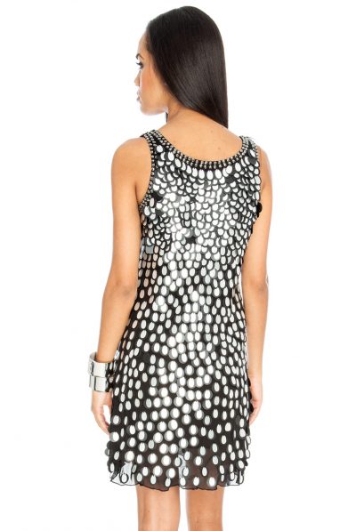 Two-Tone Sequin Dress