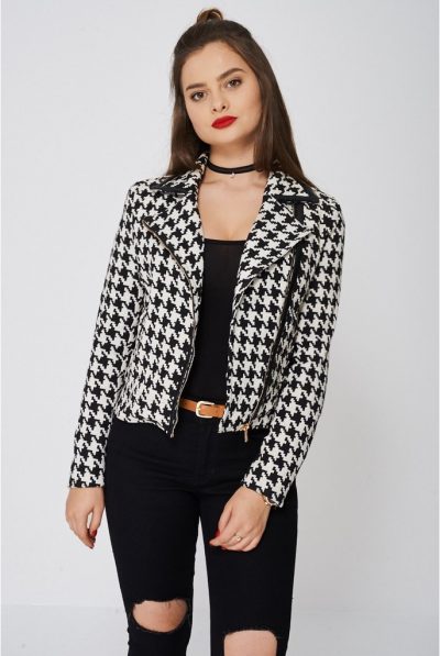 Monochrome Dogtooth Jacket