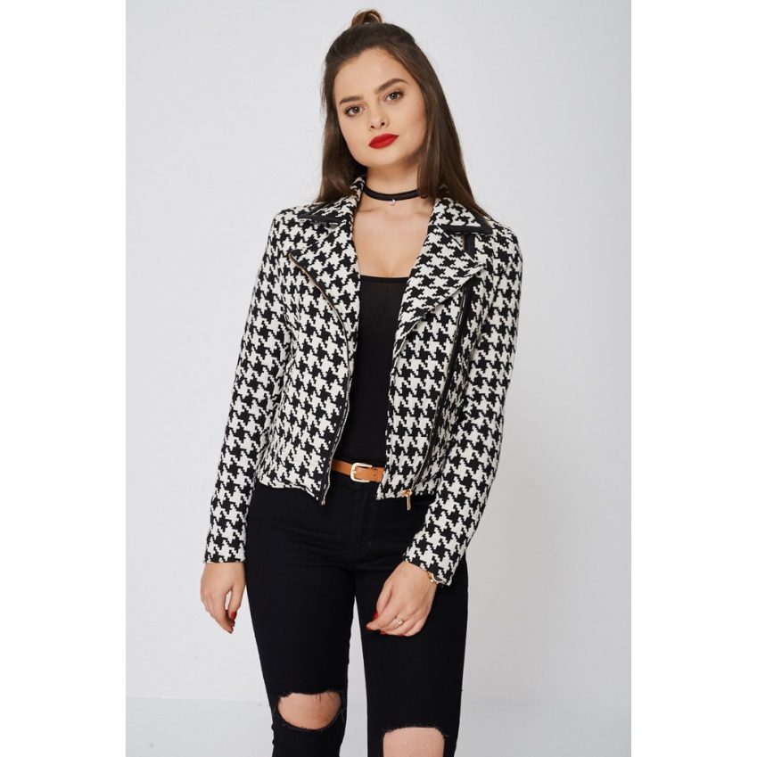 Monochrome Dogtooth Jacket
