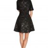 Black Full Skirt Shirt Dress - Image 2