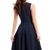Navy Midi Dress - Image 2