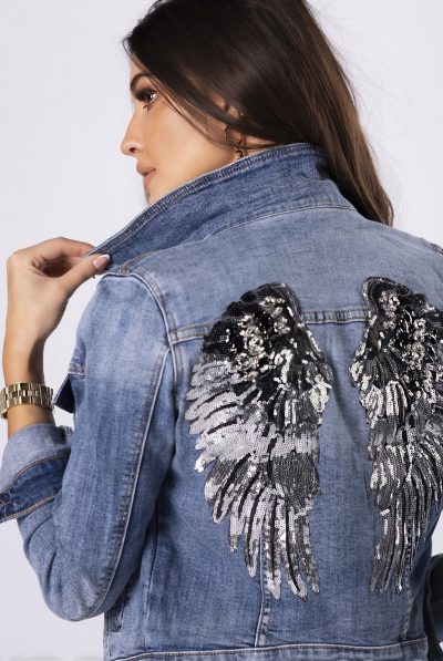 Angel Wings Denim Jacket