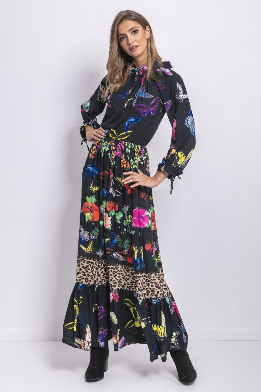 Butterfly Maxi Dress
