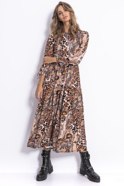 Fobya Leopard Maxi Dress