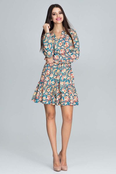Floral Frill Dress