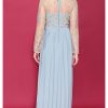Pastel Blue Pleated Dress - Image 2