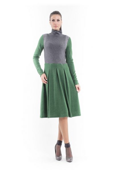 Full Skirt Sweater Dress