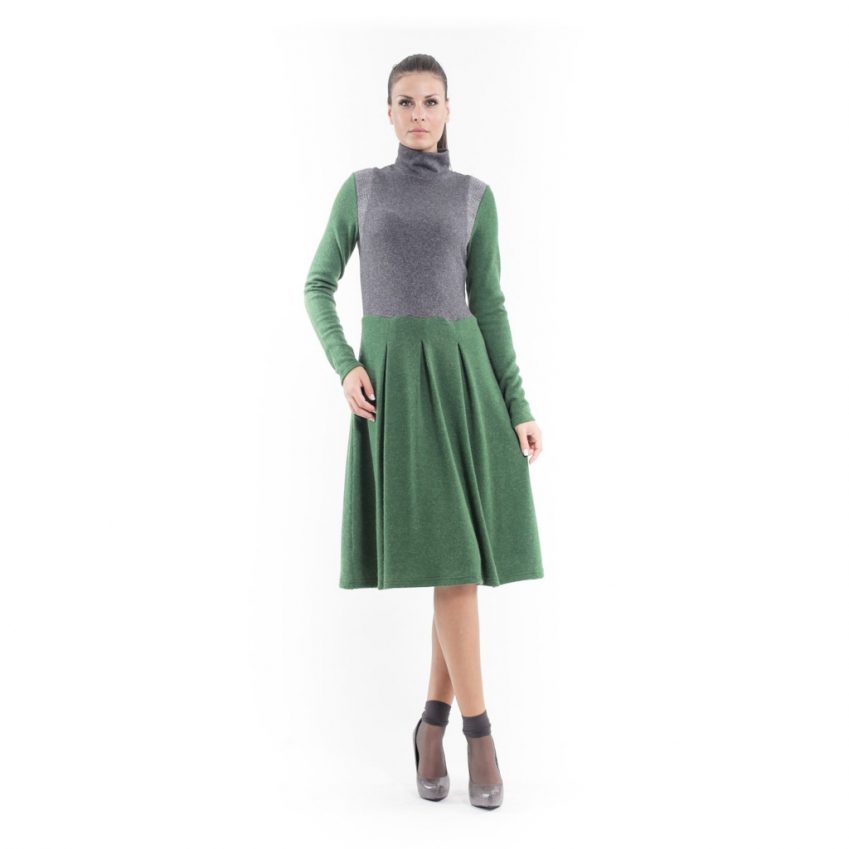 Full Skirt Sweater Dress