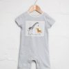 Lucy & Sam Unisex Stripe Swap Short Sleeve Playsuit - Image 2