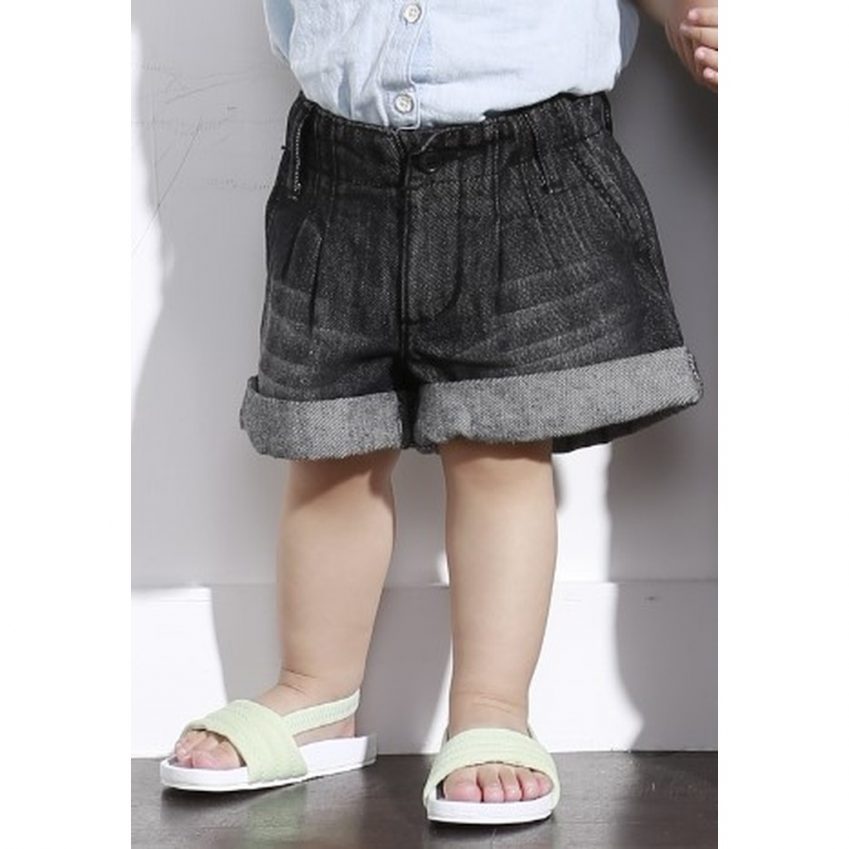 Indigo Paper Grey Jeans Shorts
