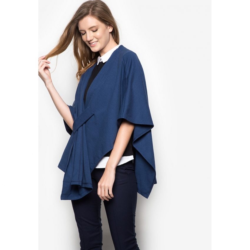 Navy Genevieve Cape by Daria