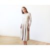 Light Gold Backless Midi Dress - Image 2