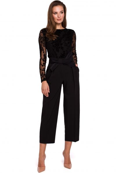 Big Bow High Waist Trousers