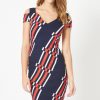 Vesper Hetty Cold Shoulder Midi Dress - Image 2