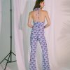 Halterneck Top in Blue Biro - Image 2