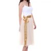 Beige/Nude Mesh Skirt - Image 3