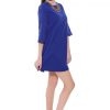 Electric Blue Shift Dress - Image 2