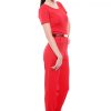 Vibrant Red Jumpsuit - Image 3
