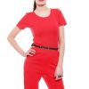 Vibrant Red Jumpsuit - Image 2