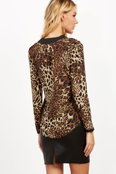 Leopard print blouse 3