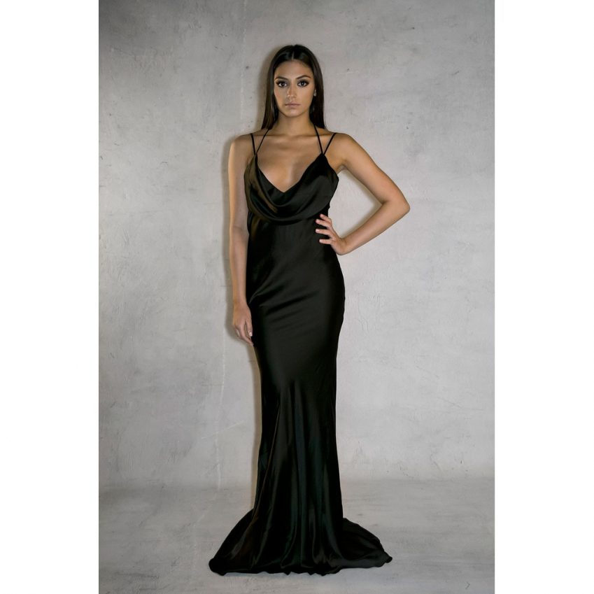 Francesca Silky Satin Dress