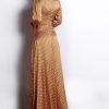 Dark Tan Polka Dot Dress - Image 2