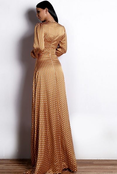 Long brown dress