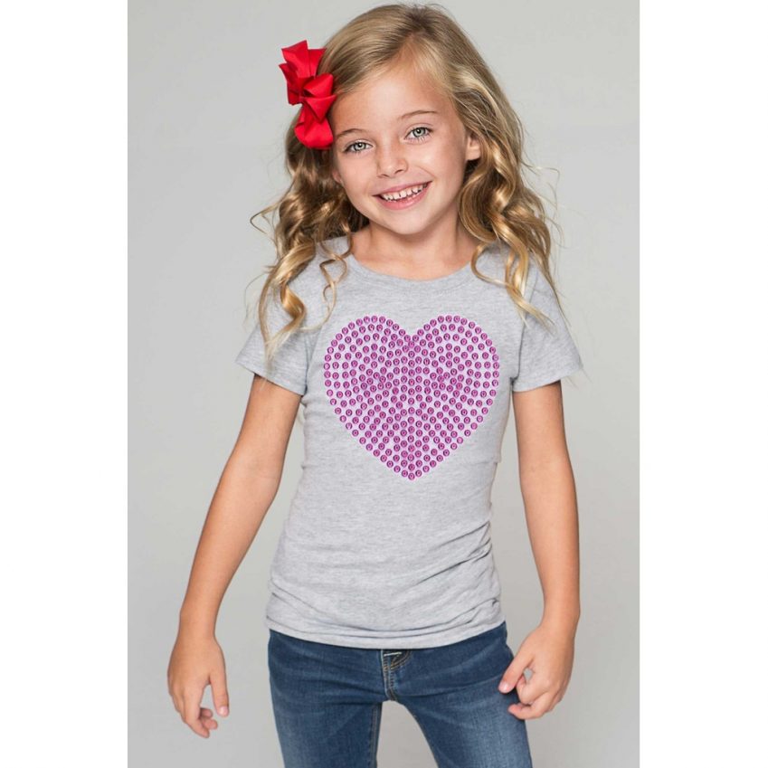 Pineapple Clothing Pink Heart T-shirt