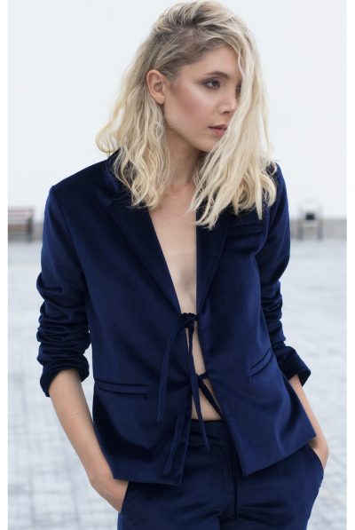 Noir Navy Tux Jacket