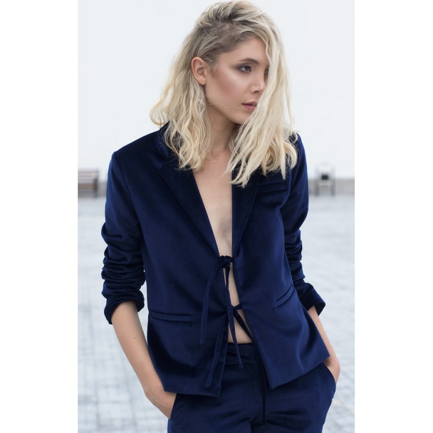 Noir Navy Tux Jacket