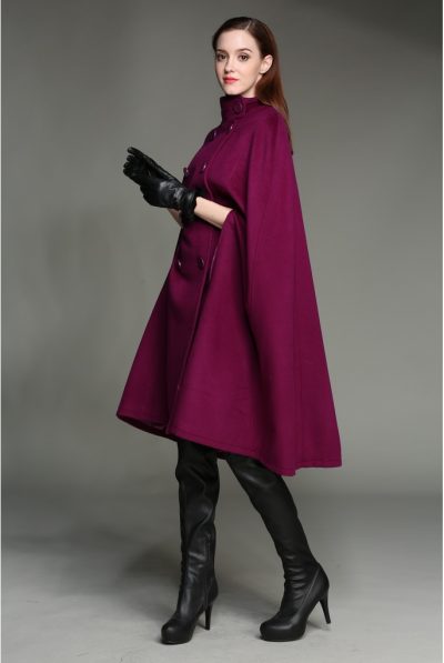 PURPLE SIDE CLOAK