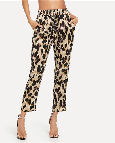 Leopard Print Trousers