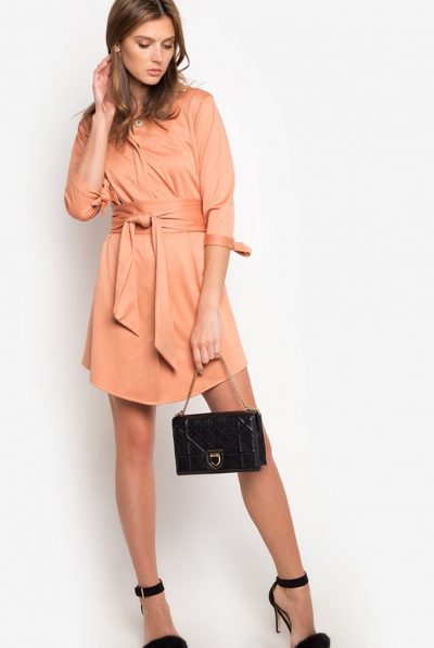 Peach "Boyfriend " Dress by Daria