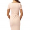 Peach Midi Bodycon Dress - Image 2