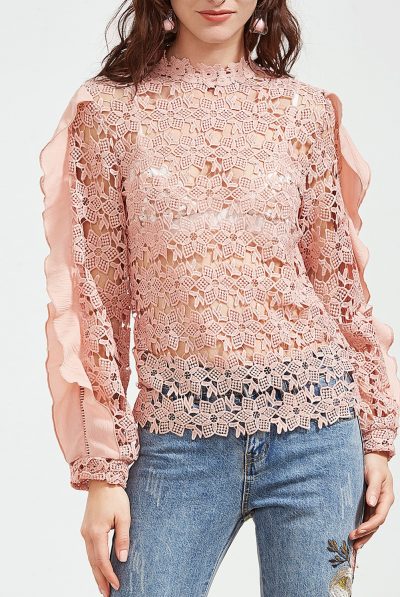 Pretty In Pink Ruffles Top