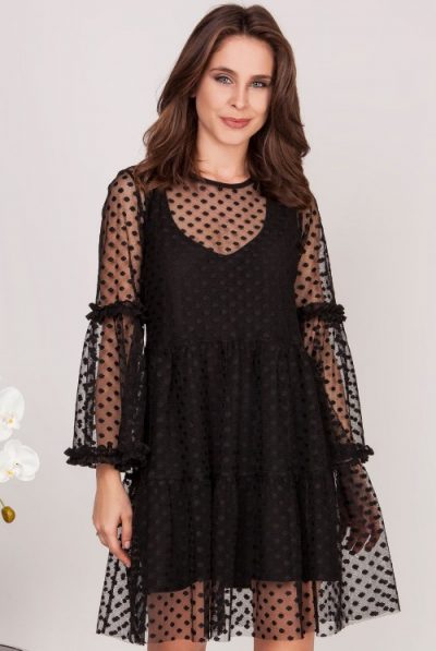 Polka Dot  Swing Dress