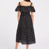 Polka Dot Tea Length Dress - Image 2