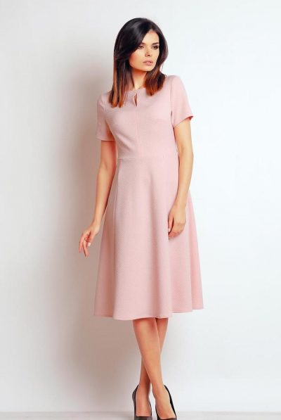 Pretty in Pink Flared Dress
