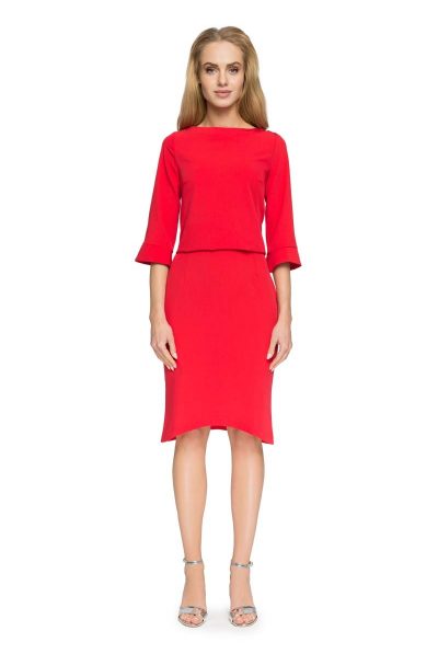 Red Blouse with Spanish sleeve