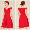 Red Empress Flare Dress - Image 2