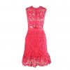 Belluci Red Lace Cocktail Dress - Image 2