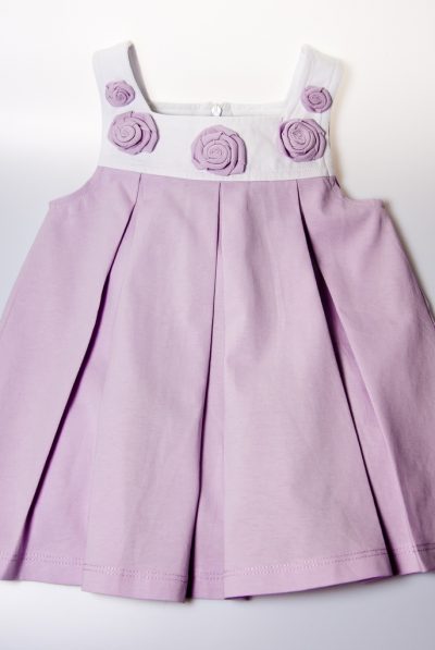 Sleveless Rose Petal Dress
