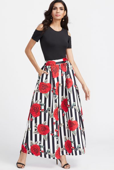 Caroline Rose Maxi Dress