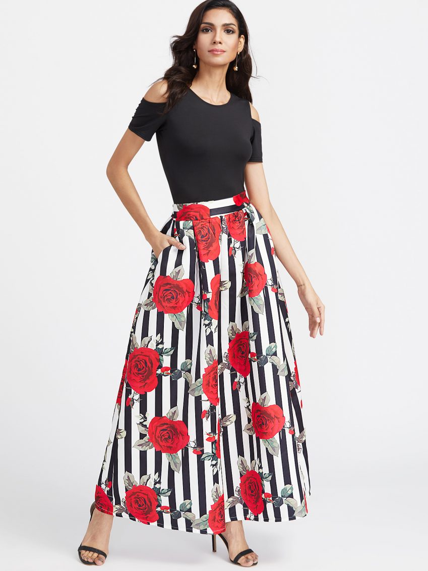 Caroline Rose Maxi Dress