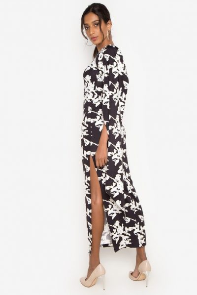 Sansa cape maxi dress 5