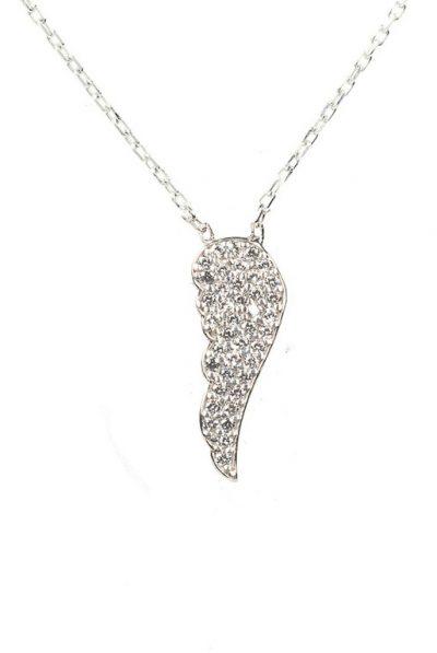 Latelita London Small Angel Wing Necklace
