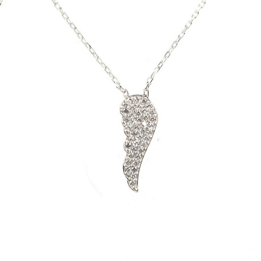 Latelita London Small Angel Wing Necklace