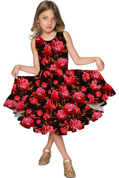 True Passion Fit & Flare Red Fancy Party Dress