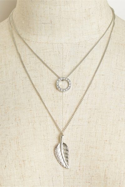 Two-piece Leaf Necklace