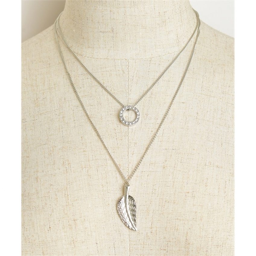 Two-piece Leaf Necklace